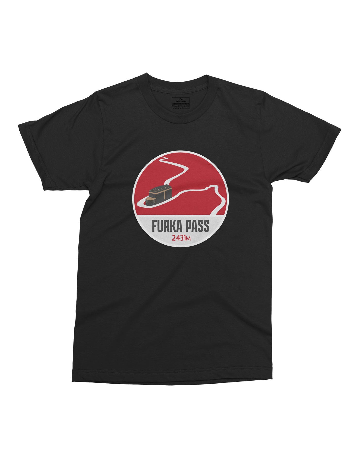 Furka Pass T-shirt - Black