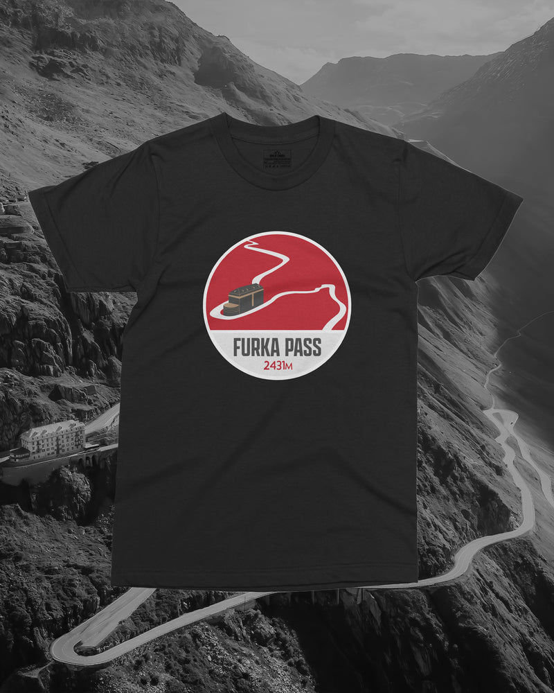 Furka Pass T-shirt - Black