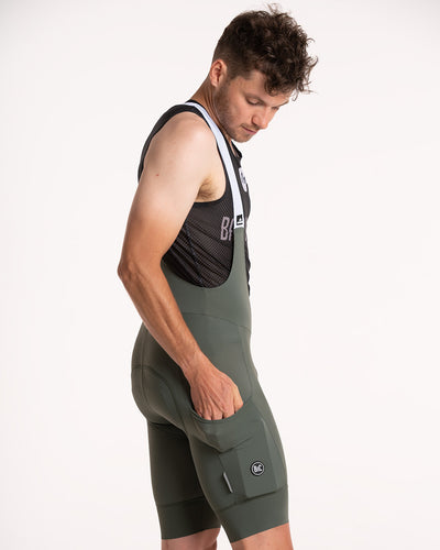 BoC Cargo Bib Shorts - Olive