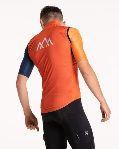 The X-Lite Wind Gilet - Orange