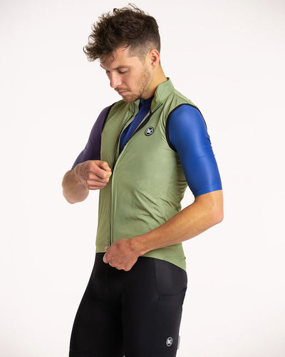 The X-Lite Wind Gilet - Olive