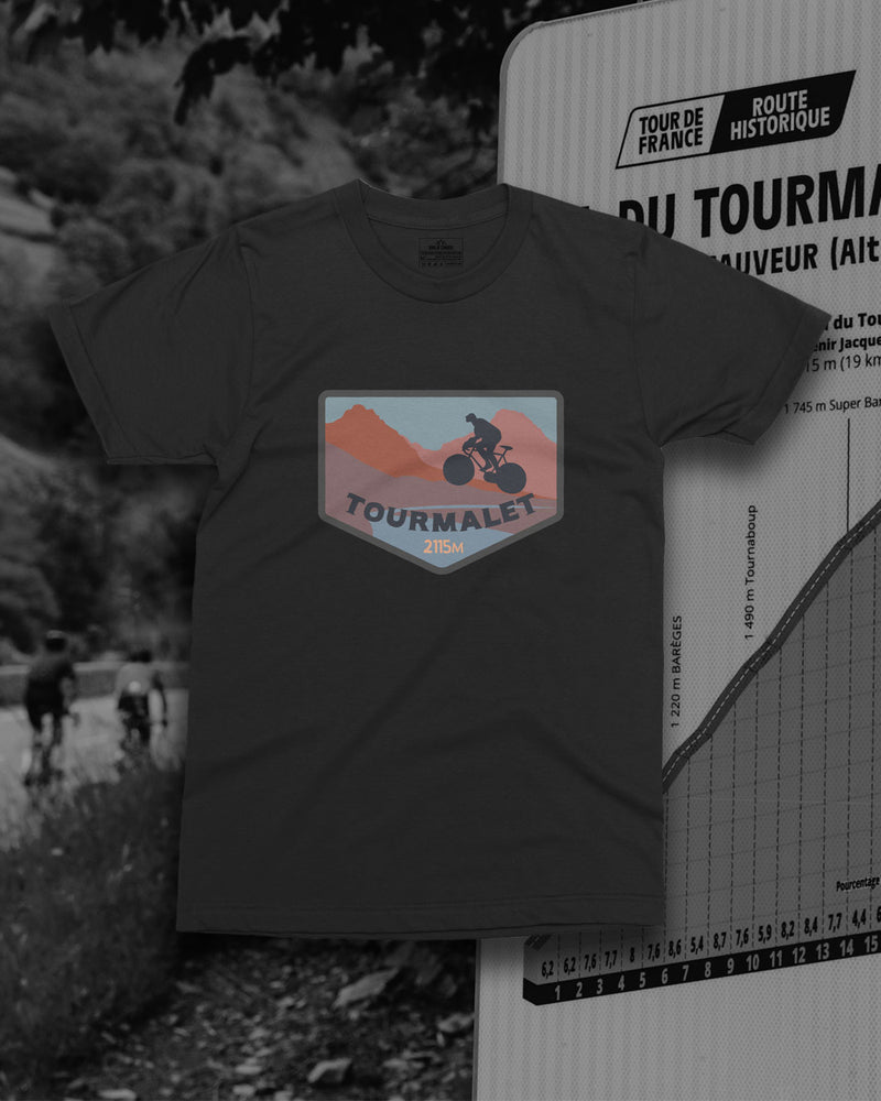 Col du Tourmalet T-shirt - Black