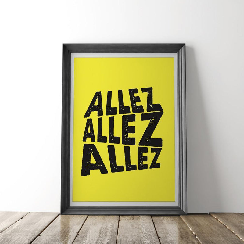 ALLEZ Print - Yellow