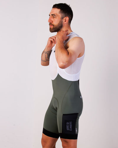 Adventure Cargo Bib Shorts - Olive