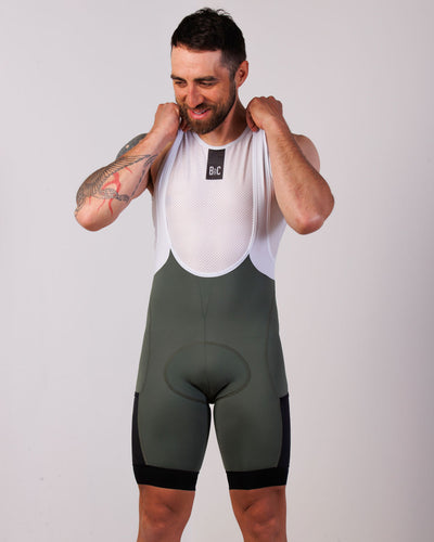 Adventure Cargo Bib Shorts - Olive