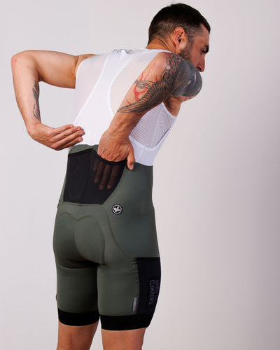 Adventure Cargo Bib Shorts - Olive