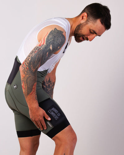 Adventure Cargo Bib Shorts - Olive