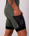 Adventure Cargo Bib Shorts - Olive