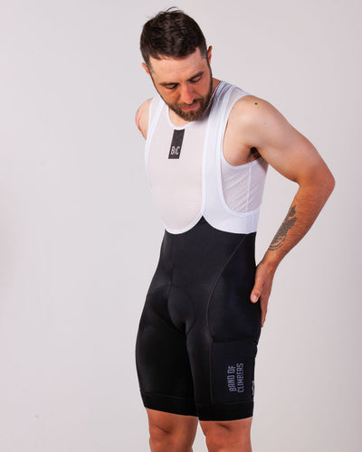 Adventure Cargo Bib Shorts - Black