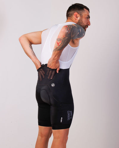 Adventure Cargo Bib Shorts - Black