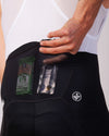 Adventure Cargo Bib Shorts - Black