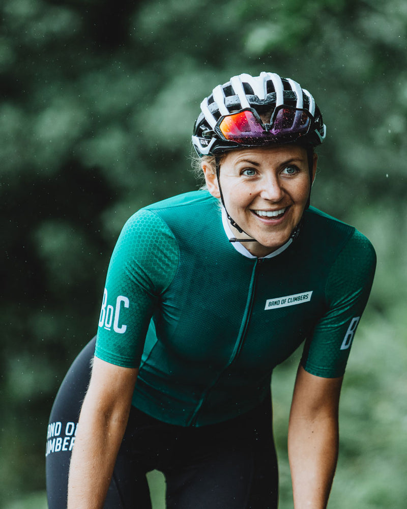 Women's Helix Pro Jersey - Forest Green