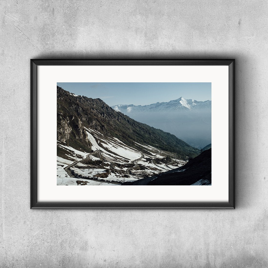 Colle delle Finestre - The View Print