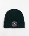 Classic Logo Patch Beanie - Bottle Green