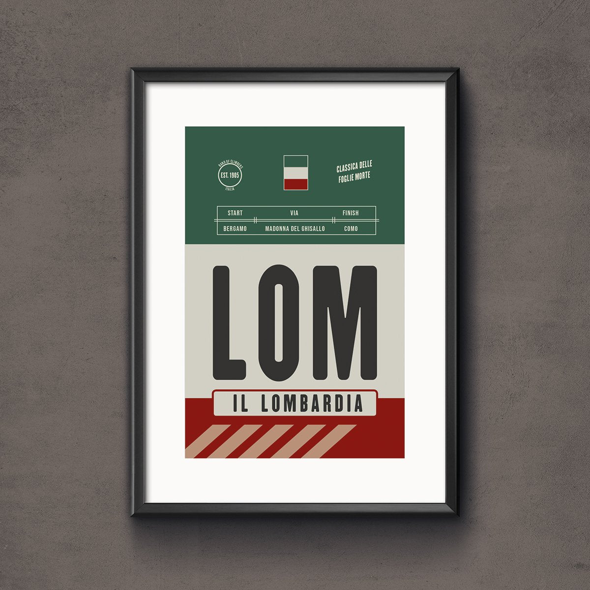 Il Lombardia Race Pass Print