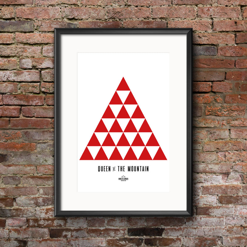 Queen of the Mountain Geometric Print