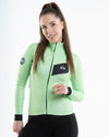 Women's Apex Winter Thermal Jersey - Lime