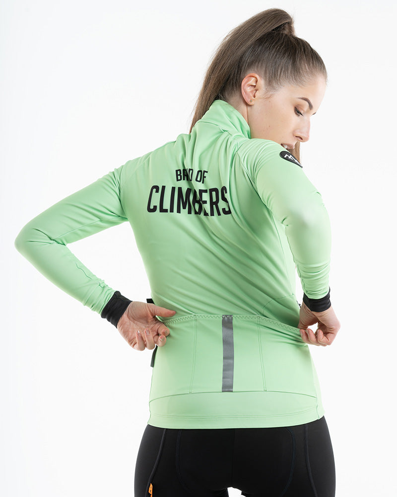 Women's Apex Winter Thermal Jersey - Lime