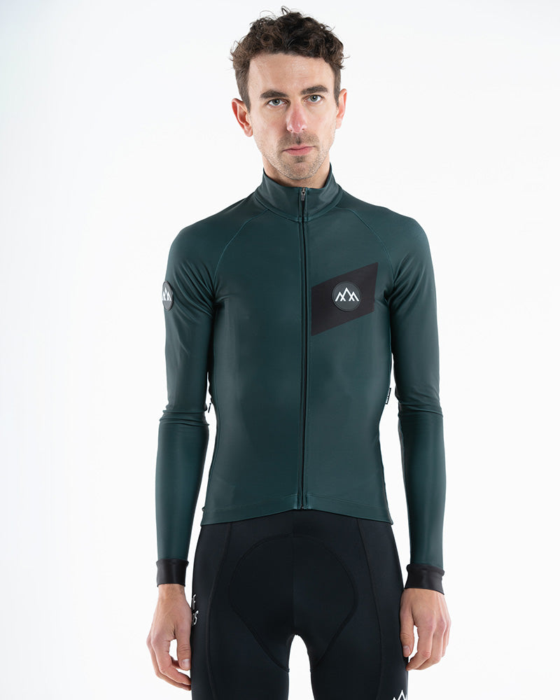 Apex Winter Thermal Jersey - Racing Green
