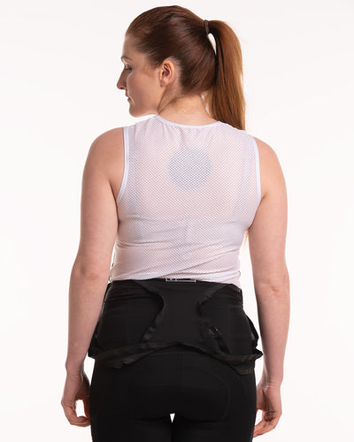 Women's Icon Pro Mesh Base Layer - White