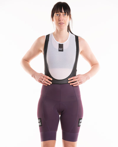 Women's Empire Bib Shorts - Grape