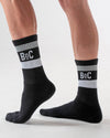 BoC Crew Sock - Black/Grey
