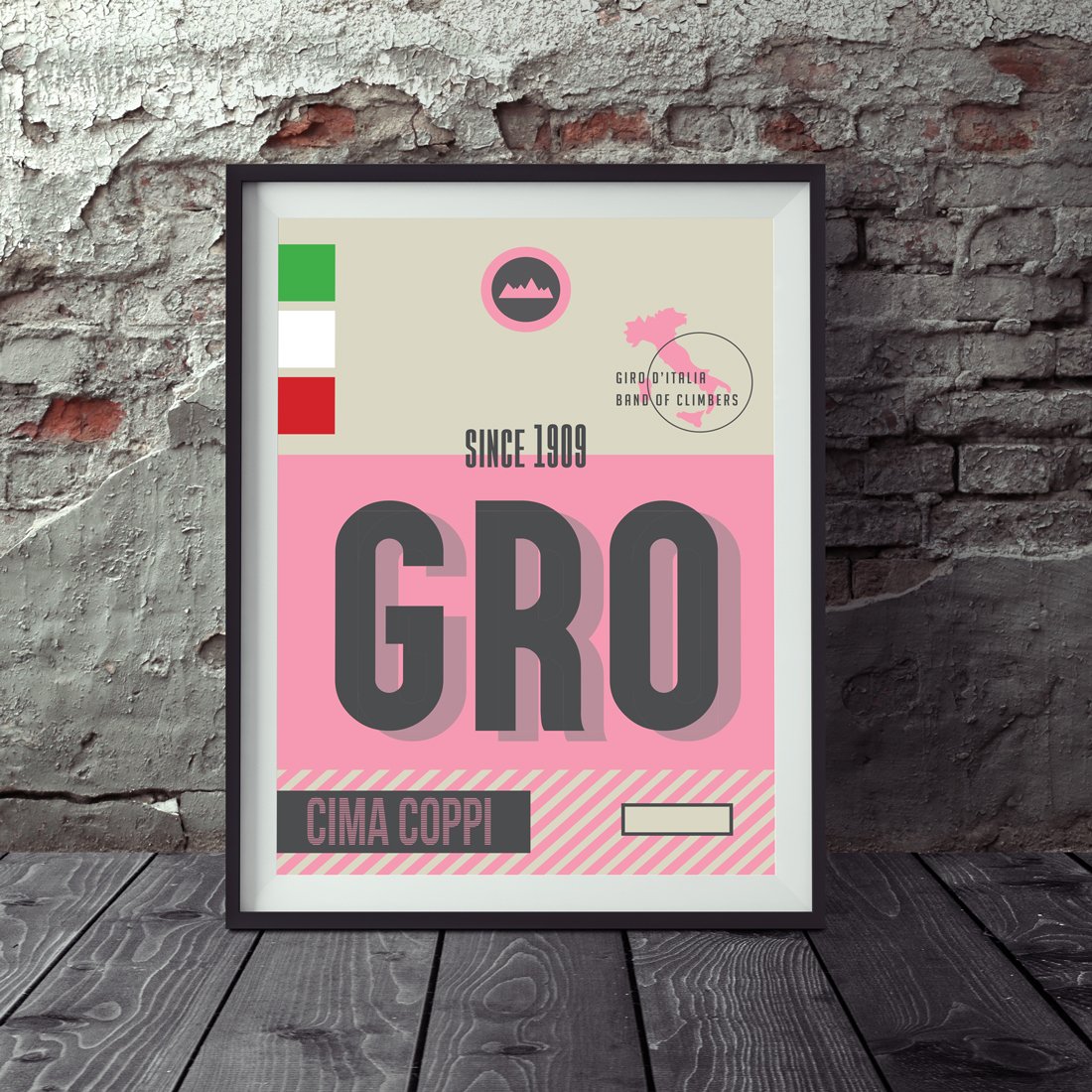 Giro d'Italia Race Pass Print
