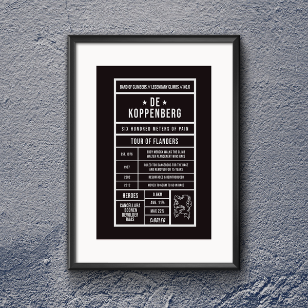 De Koppenberg Print - Band of Climbers