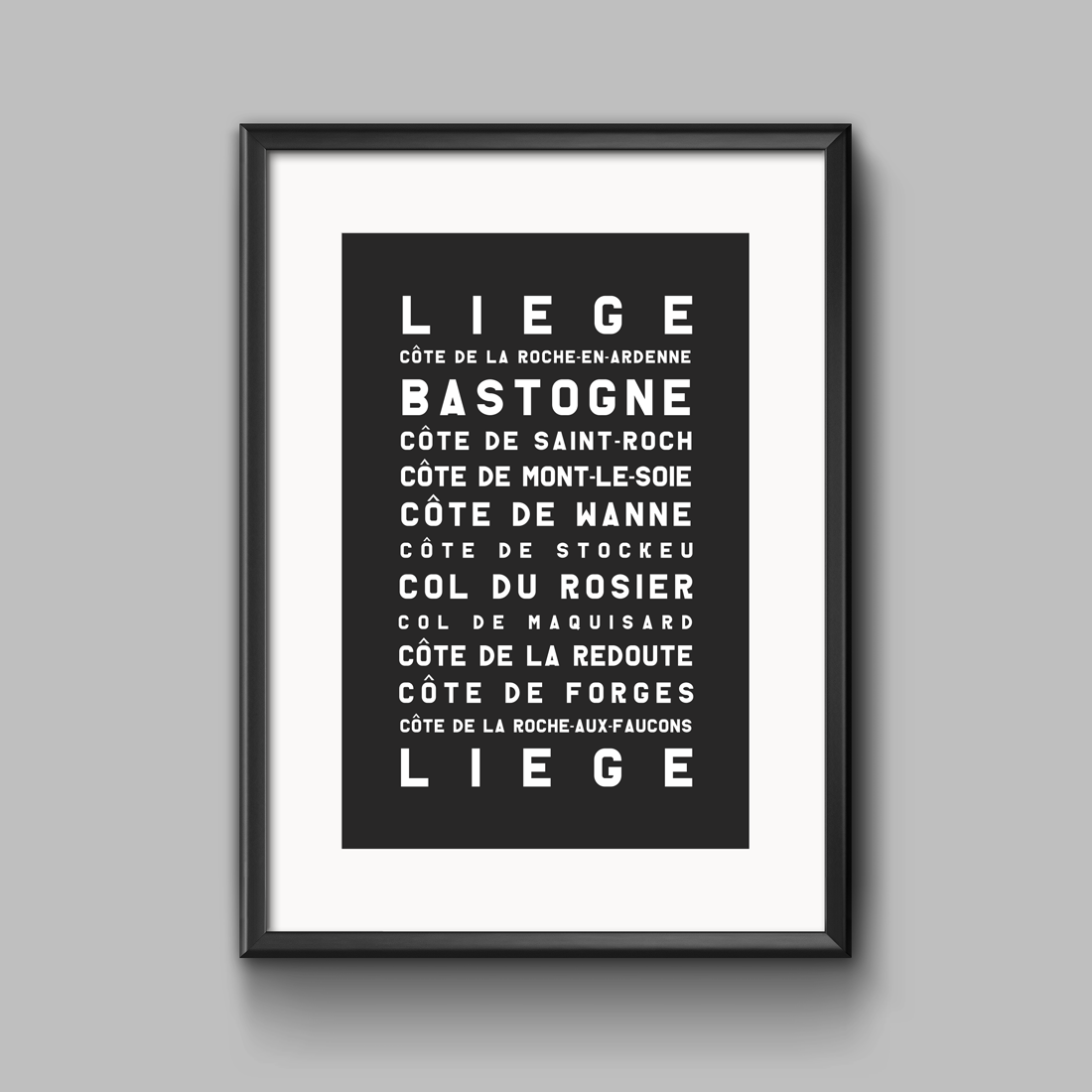Liege Bastogne Liege Print